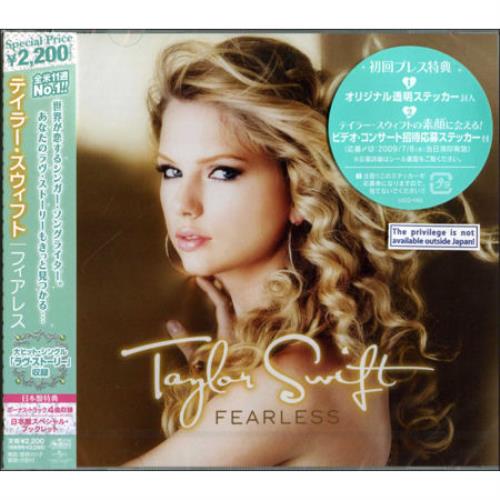 Taylor Swift Fearless - Sealed Japanese CD album (CDLP) (462486)